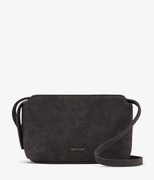 RAVEN Vegan Crossbody Bag - Suede