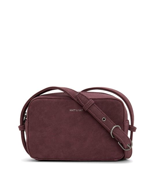 HILL Vegan Crossbody Bag - Suede