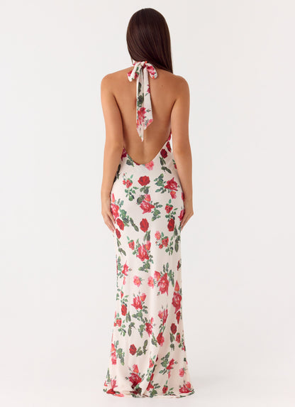 Maryk Maxi Dress - Ivory Bloom