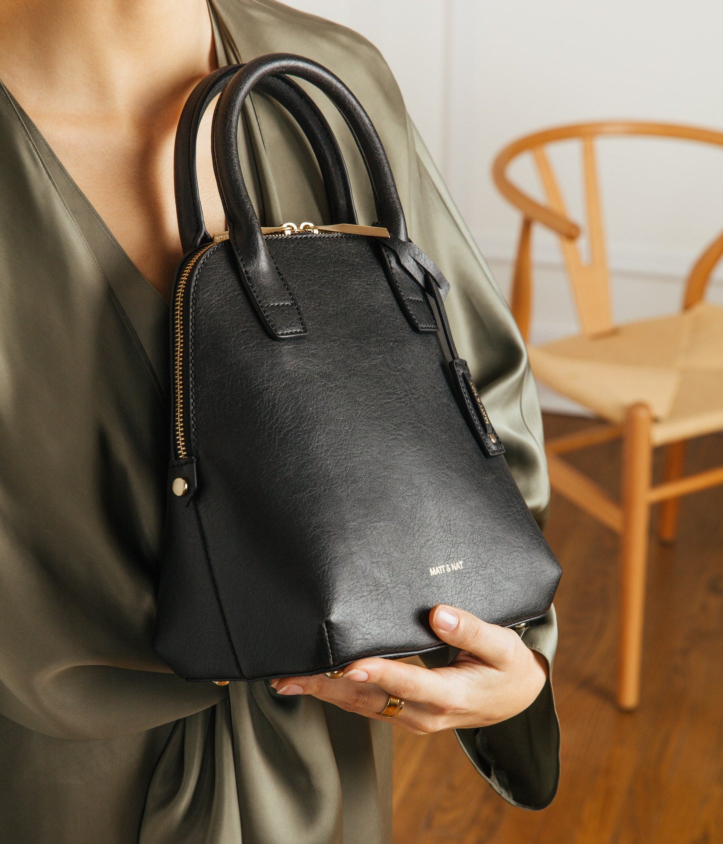 GESSI SM Vegan Satchel - Vintage