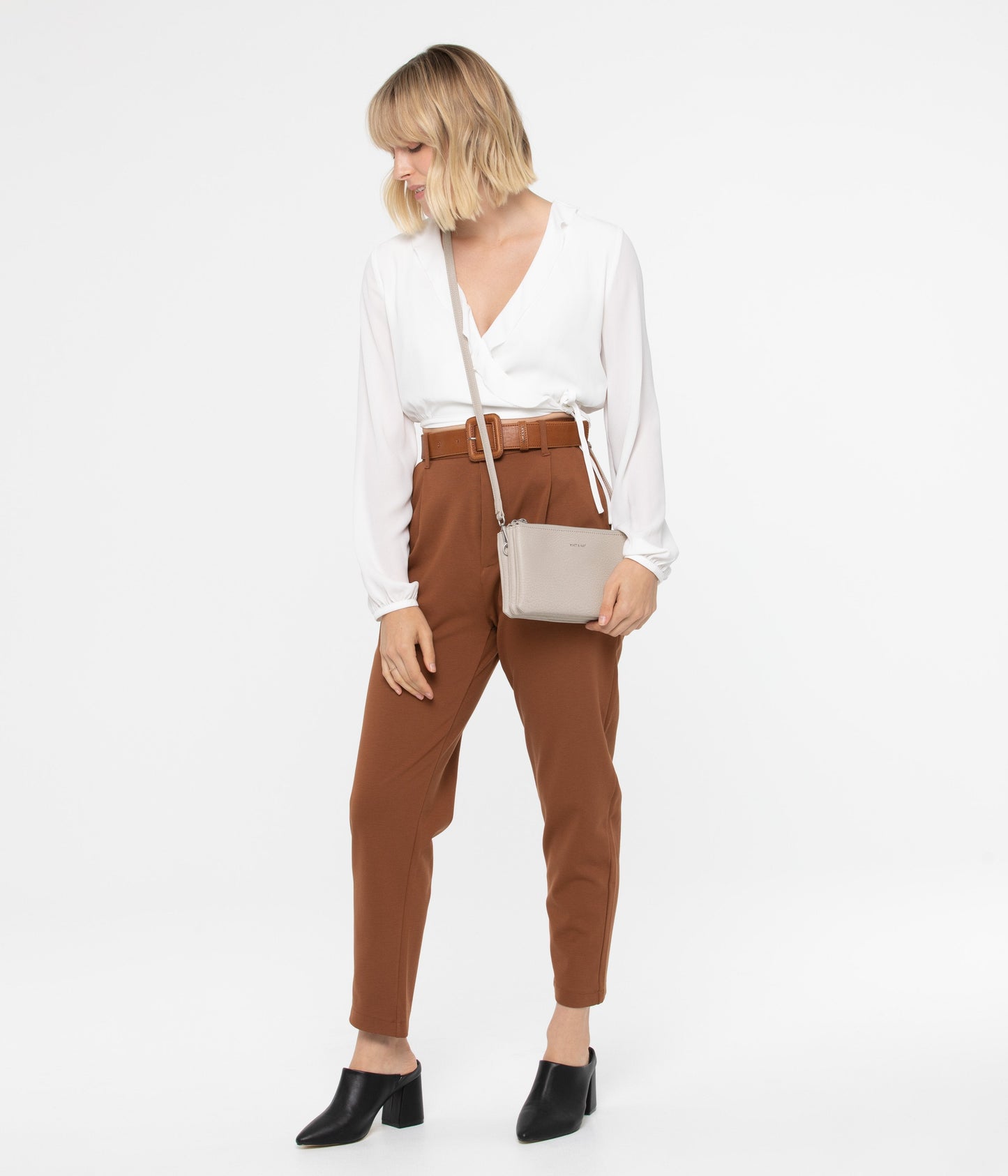 TRIPLET Vegan Crossbody Bag - Dwell