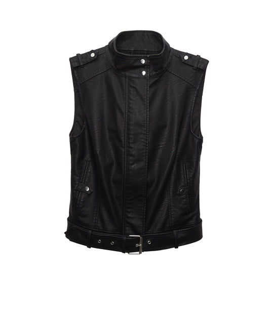 LESLIE Sleeveless Vegan Vest