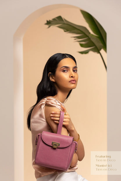 TIEN Vegan Crossbody Purse - Vintage