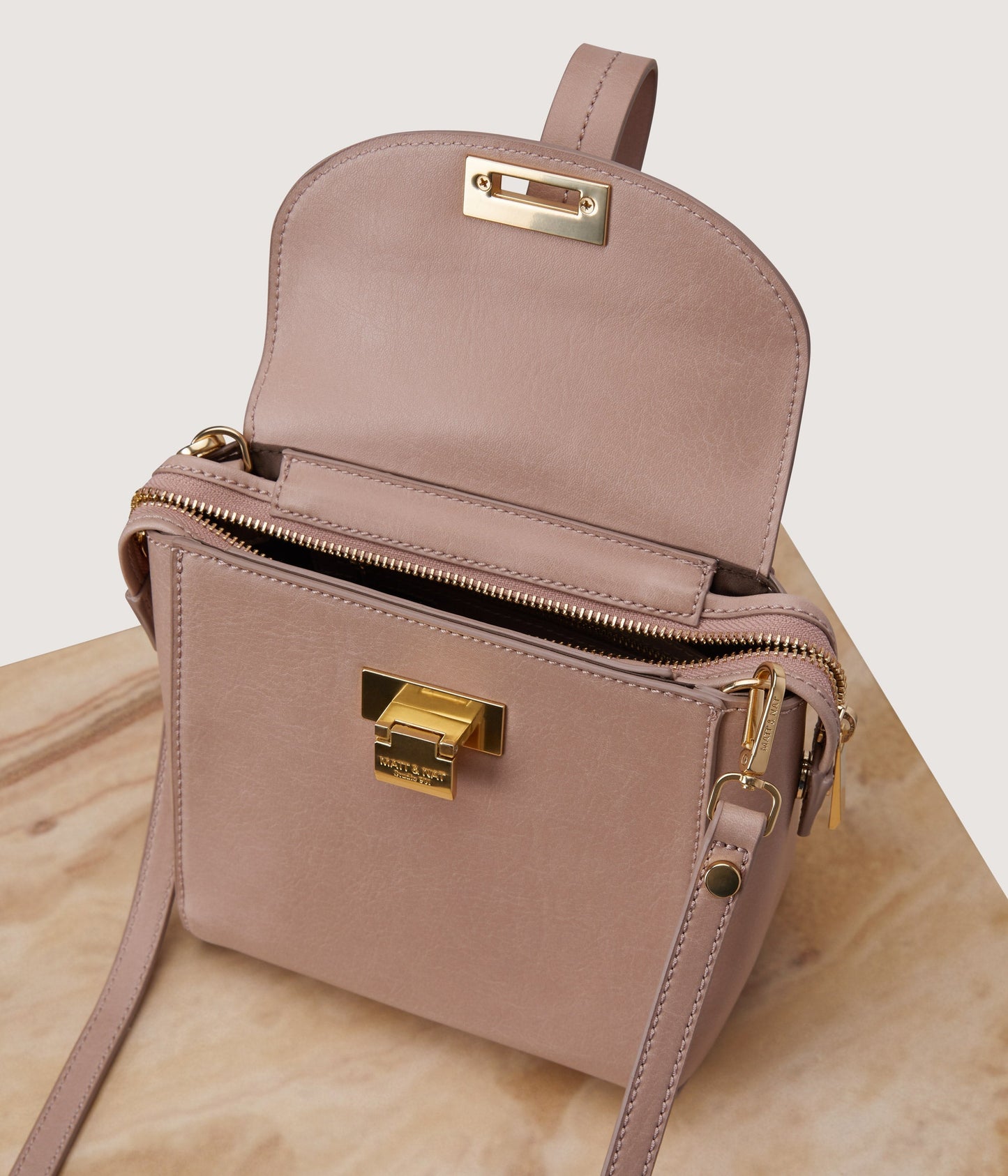 TIEN Vegan Crossbody Purse - Vintage