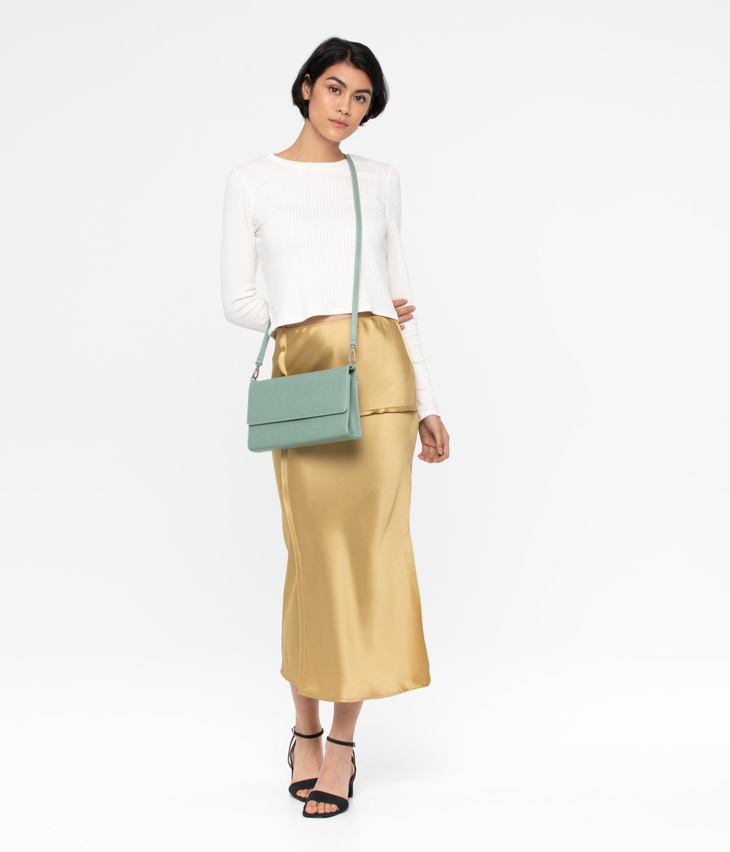 DREWLG Large Vegan Crossbody Bag - Vintage