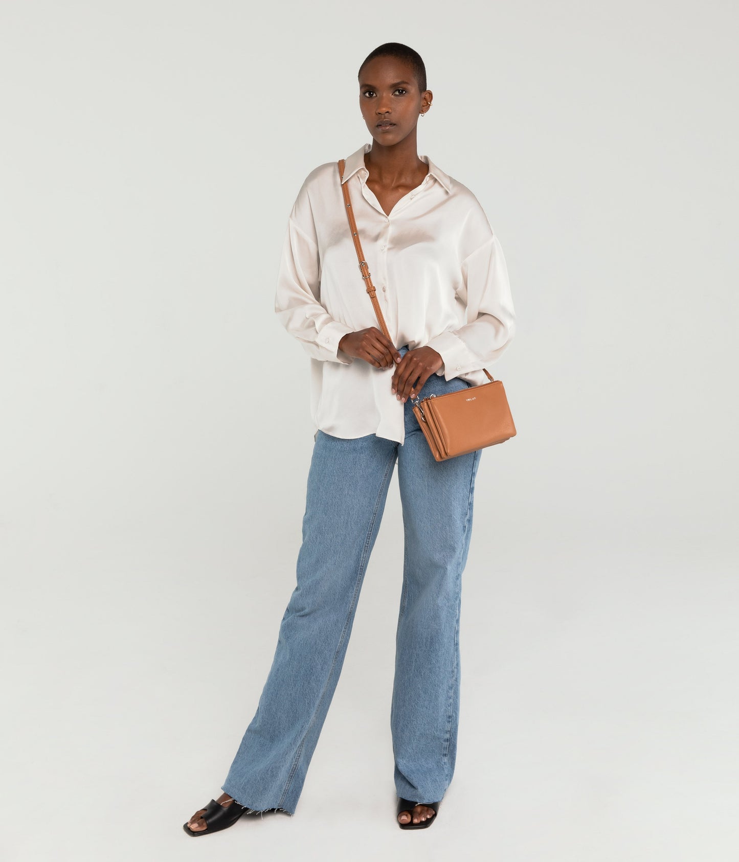 TRIPLET Vegan Crossbody Bag - Loom