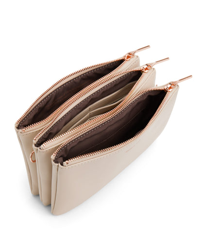 TRIPLET Vegan Crossbody Bag - Loom