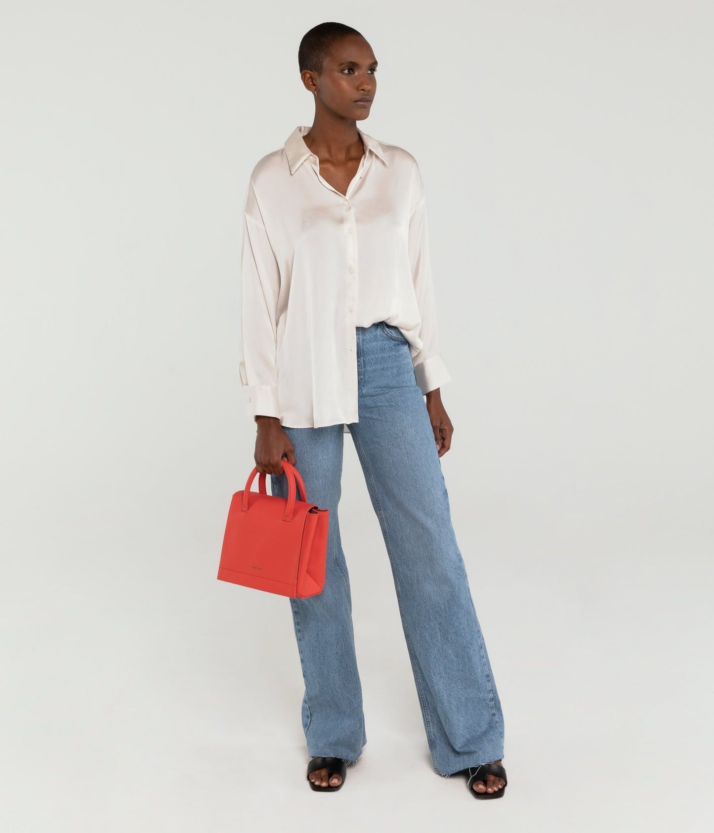 ADELSM Small Vegan Satchel - Purity