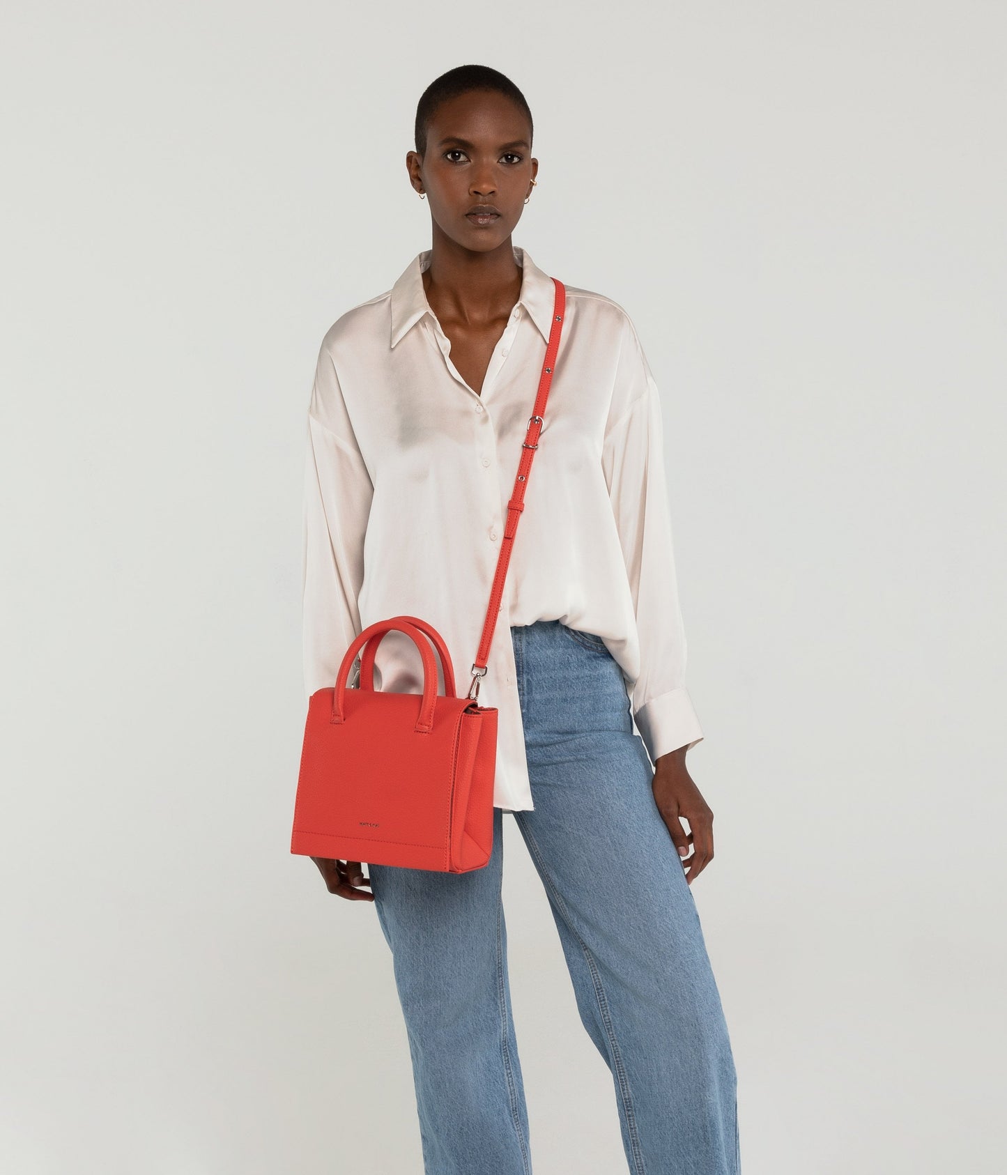 ADELSM Small Vegan Satchel - Purity