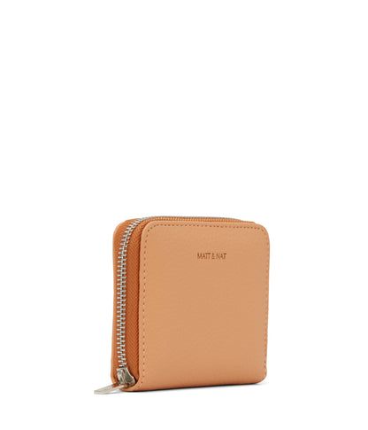 RUE Small Vegan Zip Wallet - Purity
