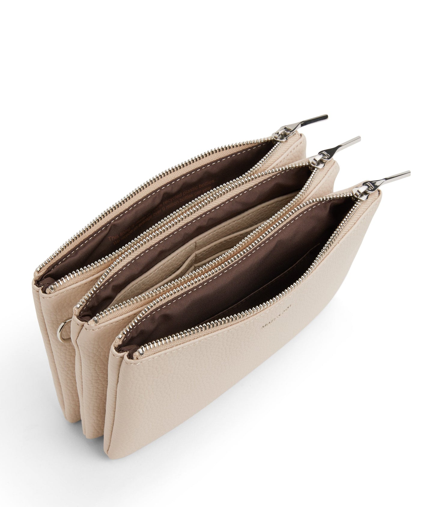 TRIPLET Vegan Crossbody Bag - Purity