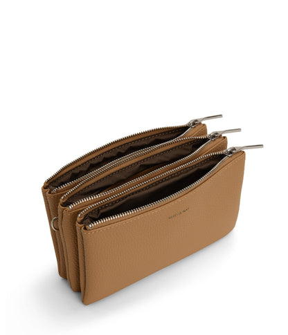 TRIPLET Vegan Crossbody Bag - Purity