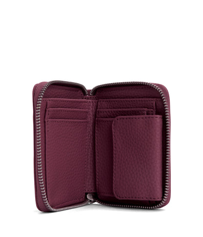 RUE Small Vegan Zip Wallet - Purity