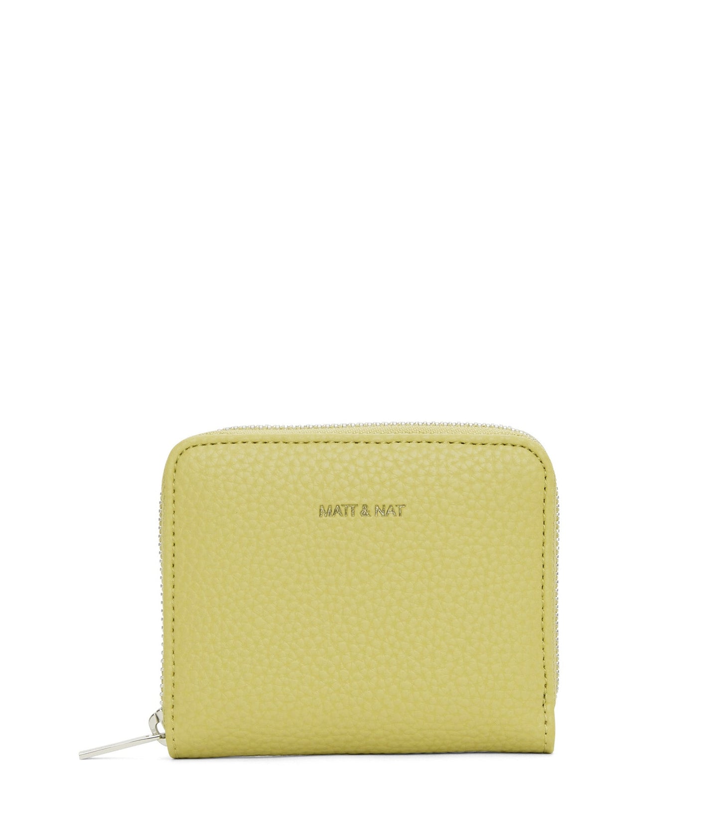 RUE Small Vegan Zip Wallet - Purity