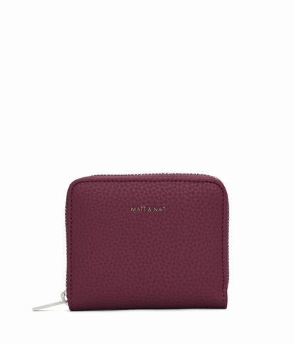 RUE Small Vegan Zip Wallet - Purity