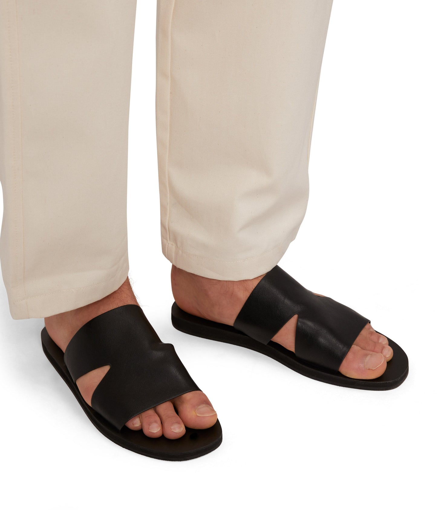 LEVOS Men's Vegan Slip On Sandals