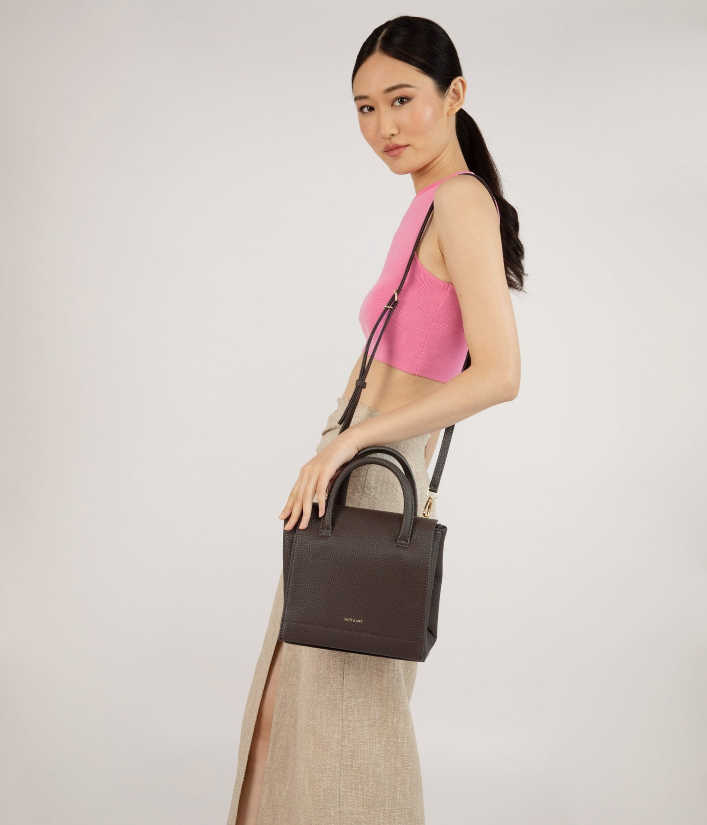 ADELSM Small Vegan Satchel - Purity