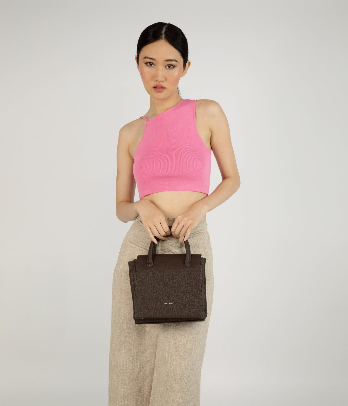 ADELSM Small Vegan Satchel - Purity