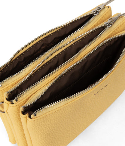 TRIPLET Vegan Crossbody Bag - Purity