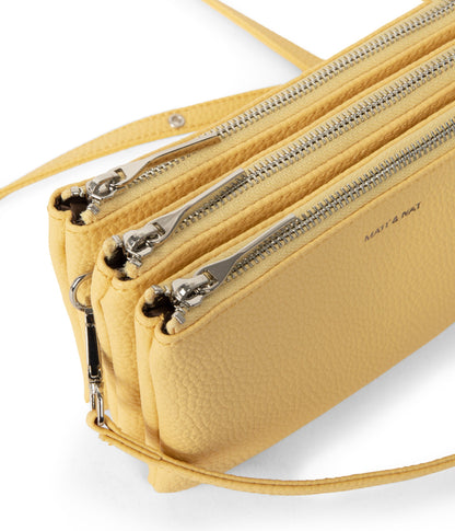 TRIPLET Vegan Crossbody Bag - Purity