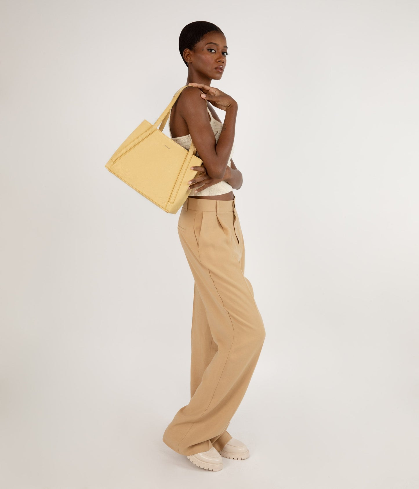 ZOEY Vegan Tote Bag- Purity