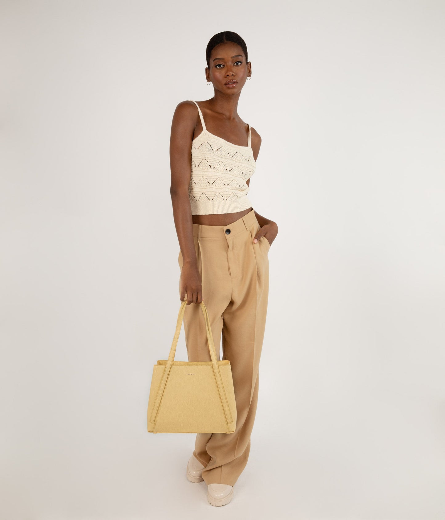 ZOEY Vegan Tote Bag- Purity