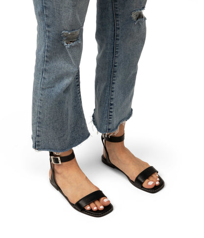 SARIE Women's Vegan Flat Sandals