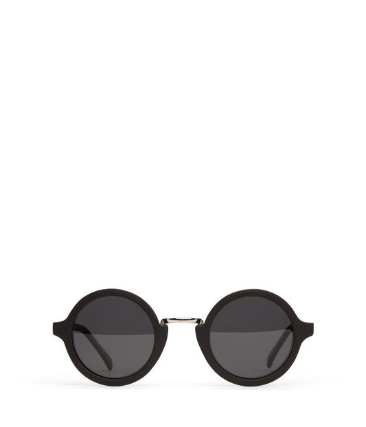 HALSEY Black Round Sunglasses