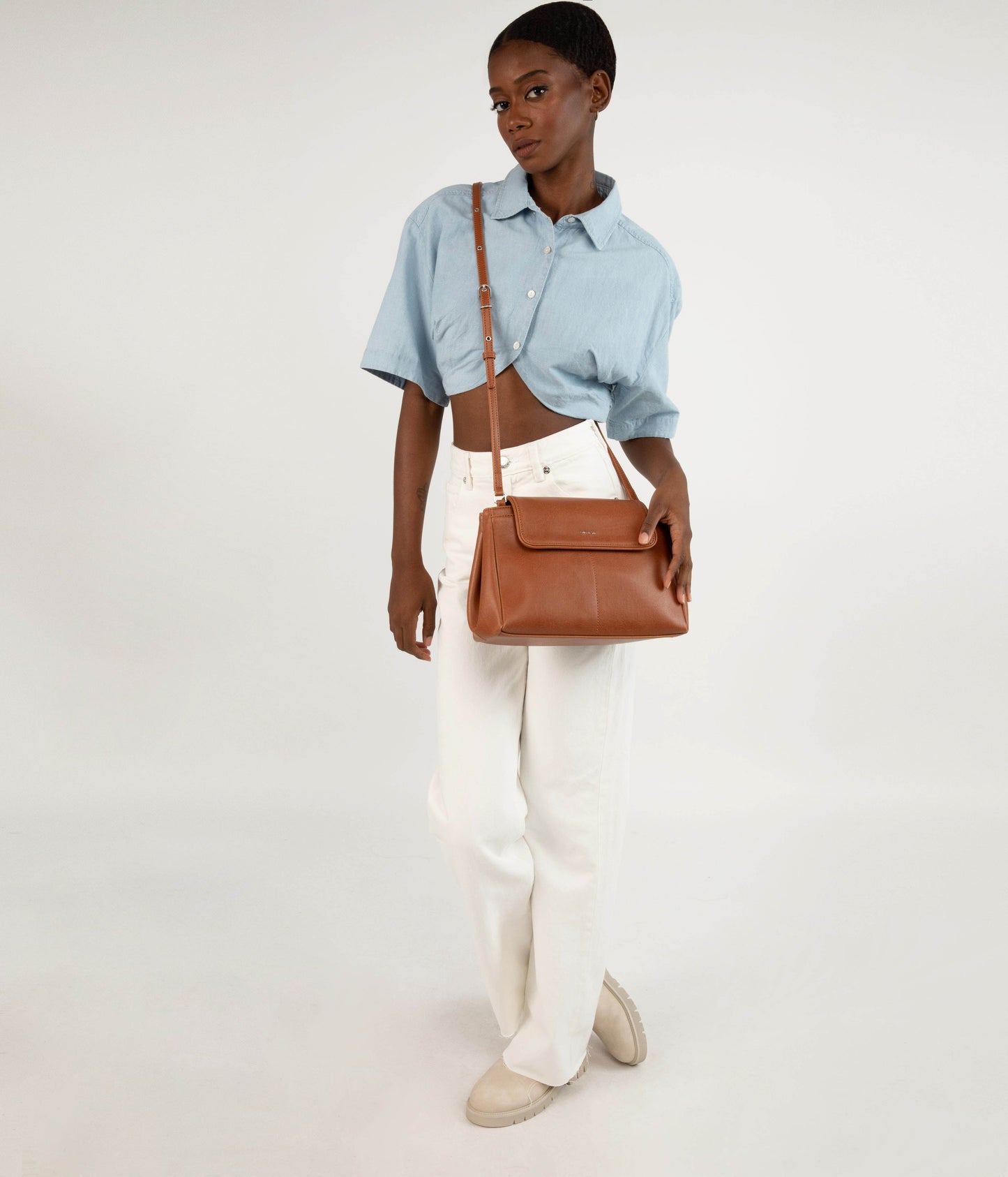 SAMOA Vegan Crossbody Bag - Vintage