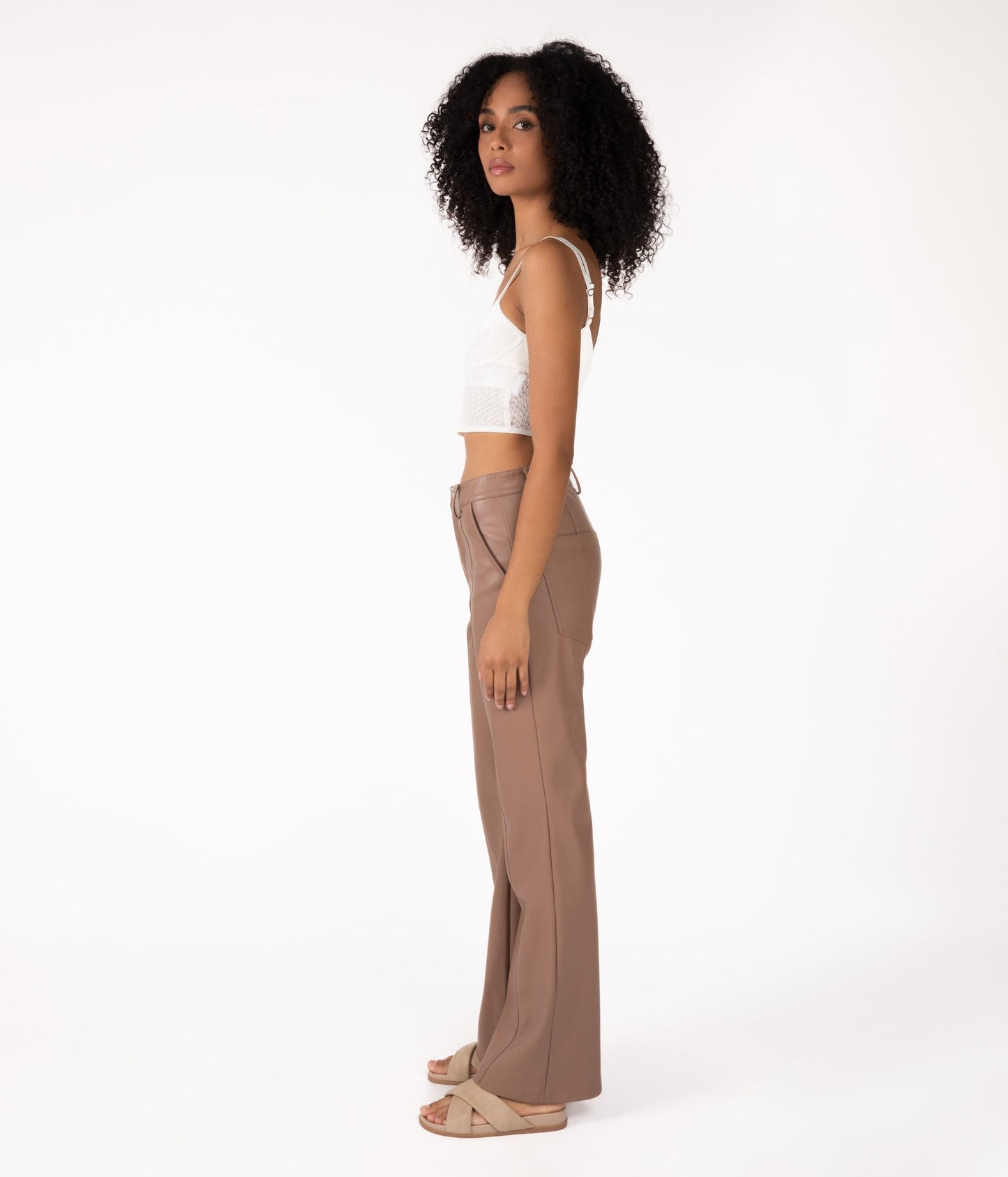 GWEN Women's High-Waisted Vegan Pants