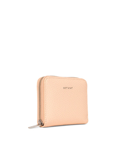 RUE Small Vegan Zip Wallet - Purity