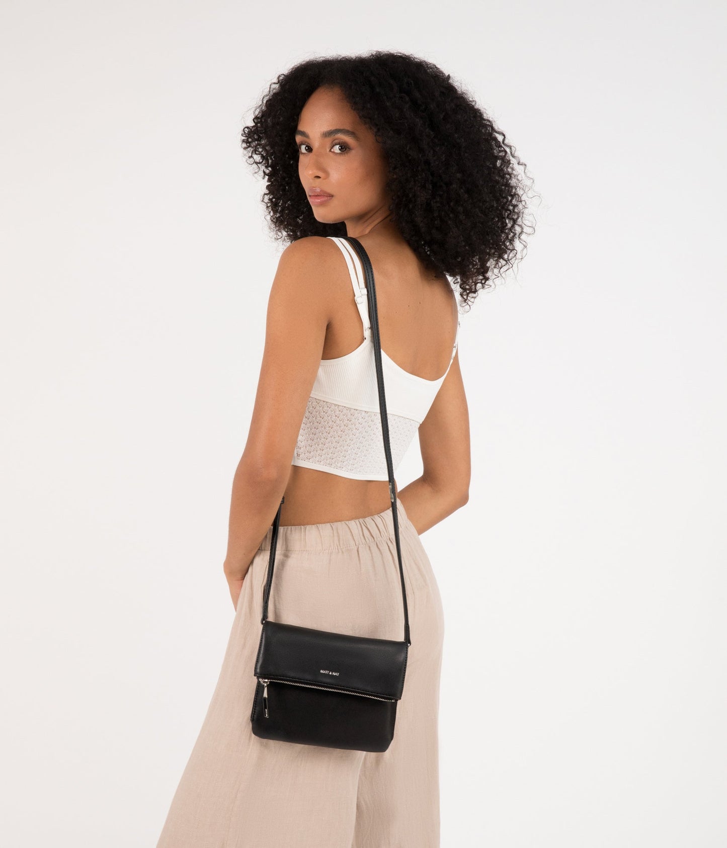 HILEY Vegan Crossbody Bag - Sol