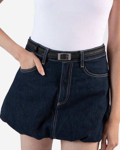 AUGUST Women's Vegan Skinny Belt