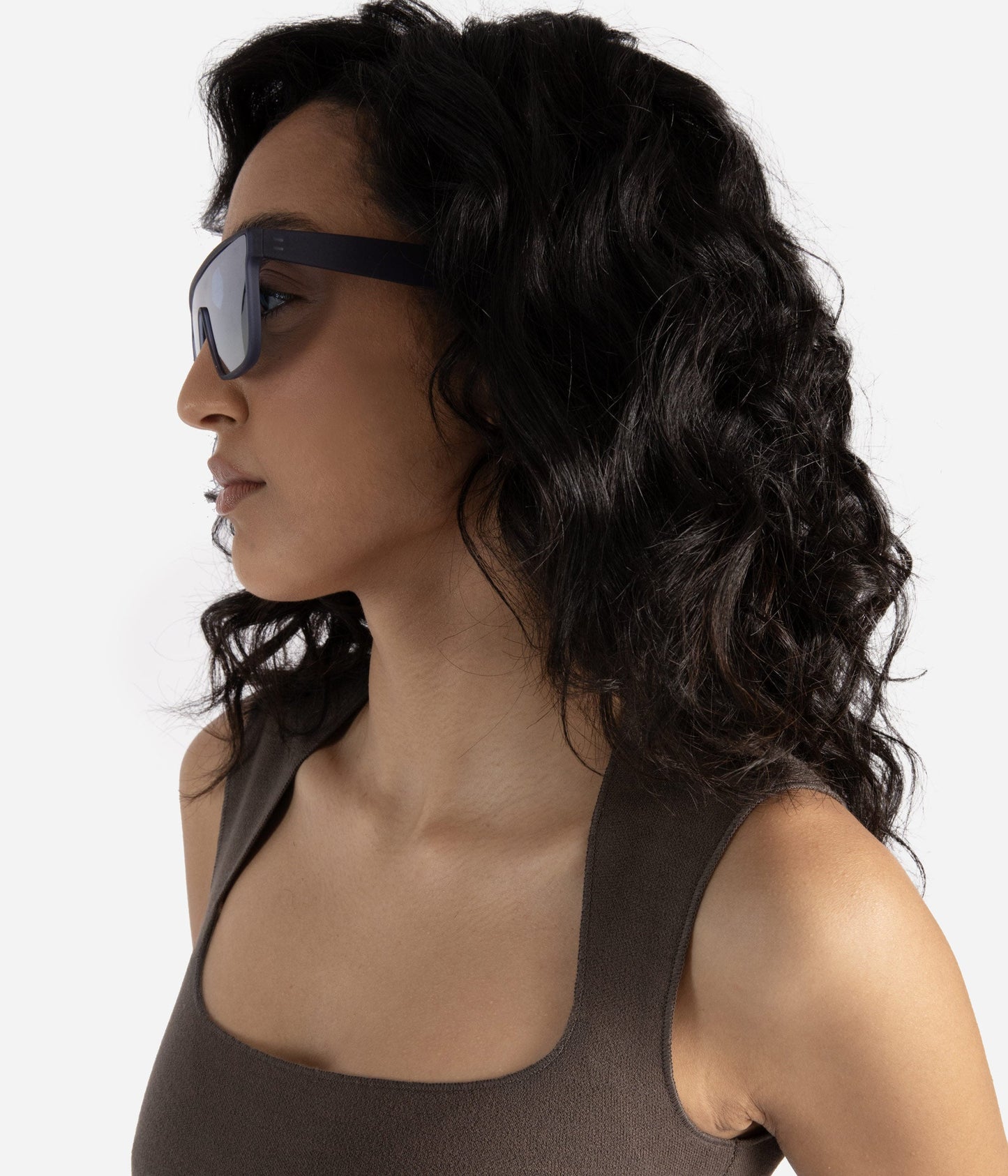 FEIGE Blue Square Sunglasses